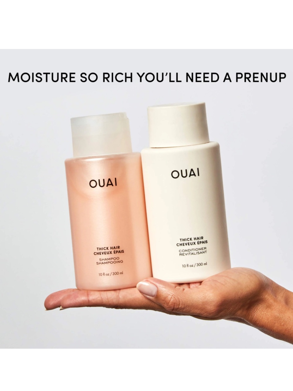 OUAI Thick Hair Shampoo & Conditioner Mini Bundle — 3oz *BRAND NEW - Picture 2 of 5